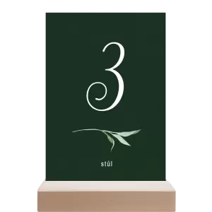 Papírové číslo stolu LUCY