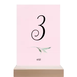 Papírové číslo stolu LUCY