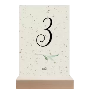 Papírové číslo stolu LUCY