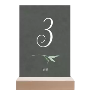 Papírové číslo stolu LUCY