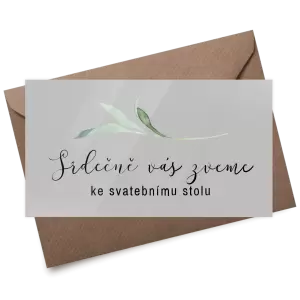 Plexi pozvánka LUCY