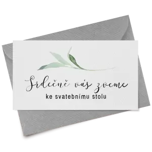 Papírová pozvánka LUCY