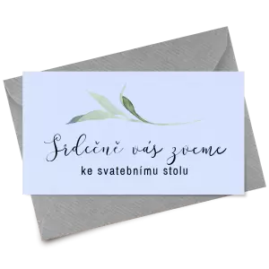 Papírová pozvánka LUCY