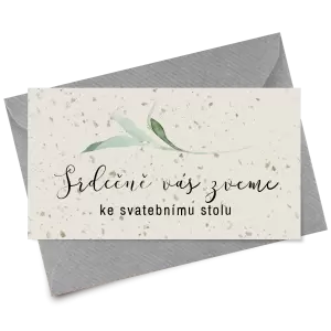 Papírová pozvánka LUCY