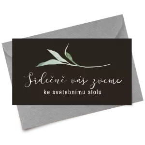 Papírová pozvánka LUCY