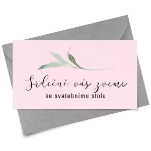 Papírová pozvánka LUCY