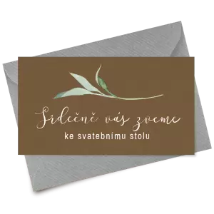 Papírová pozvánka LUCY