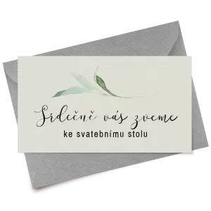 Papírová pozvánka LUCY