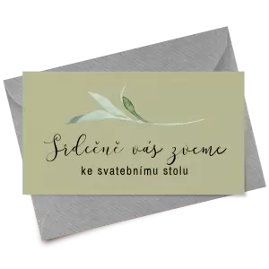 Papírová pozvánka LUCY