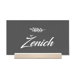 Papírová jmenovka LADY