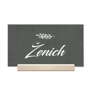 Papírová jmenovka LADY