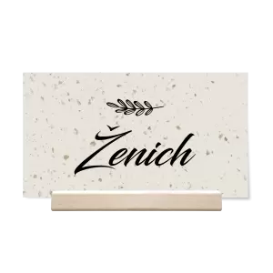 Papírová jmenovka LADY