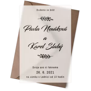 Plexi oznámení LADY