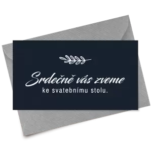 Papírová pozvánka LADY