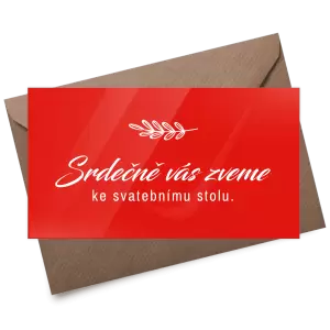 Plexi pozvánka LADY