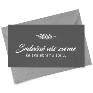 Papírová pozvánka LADY