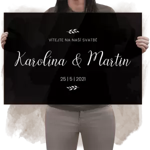 Plexi uvítací cedule RADKA