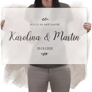 Plexi uvítací cedule RADKA