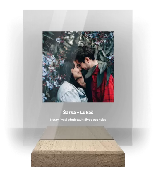 Plexi obrázok Fotografia s textom