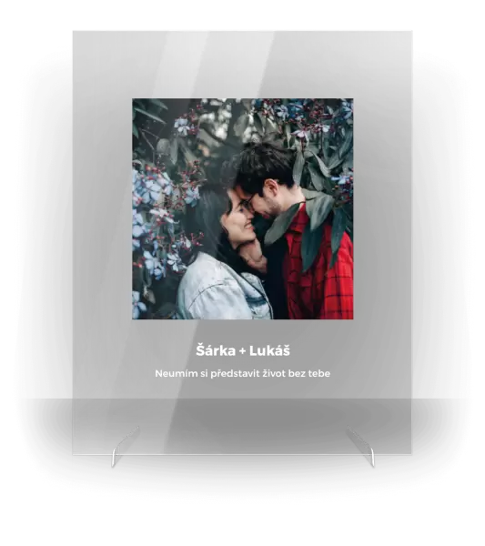 Plexi obrázek Fotografie s textem