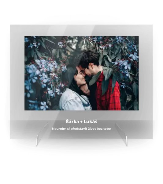 Plexi obrázek Fotografie s textem