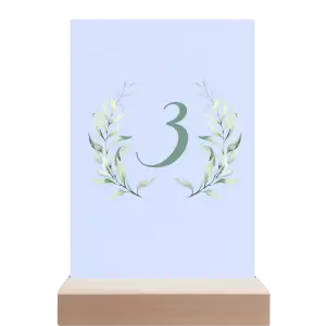 Papírové číslo stolu LESSIE