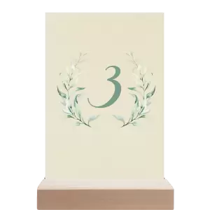 Papírové číslo stolu LESSIE