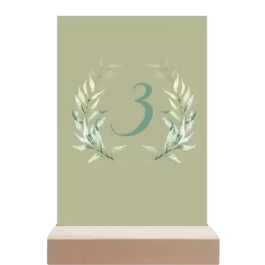 Papírové číslo stolu LESSIE