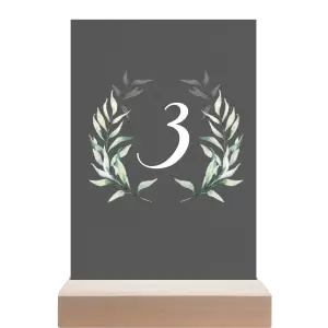 Papírové číslo stolu LESSIE