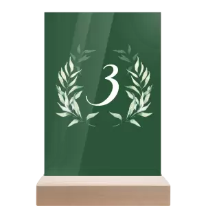 Plexi číslo stolu LESSIE