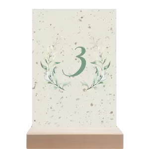 Papírové číslo stolu LESSIE