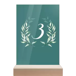 Plexi číslo stolu LESSIE