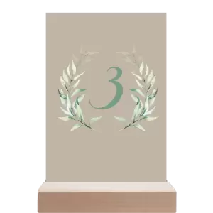 Papírové číslo stolu LESSIE