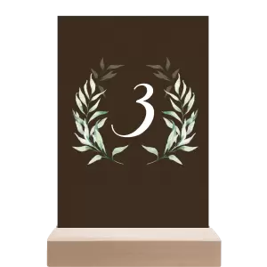 Papírové číslo stolu LESSIE