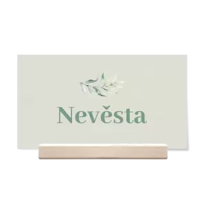 Papírová jmenovka LESSIE