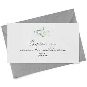 Papírová pozvánka COUBY