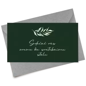 Papírová pozvánka COUBY