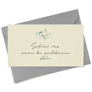 Papírová pozvánka COUBY