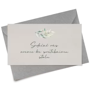 Papírová pozvánka COUBY