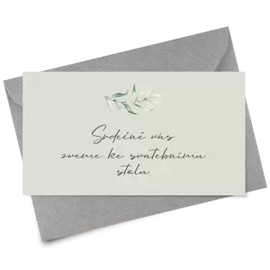 Papírová pozvánka COUBY