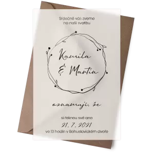 Plexi oznámení SALIKA