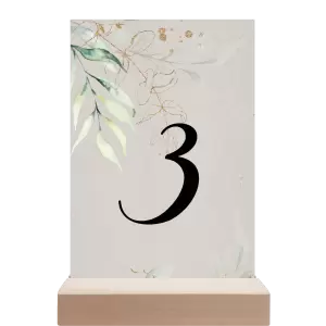 Papírové číslo stolu VALEN