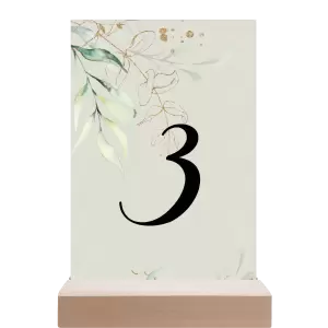 Papírové číslo stolu VALEN