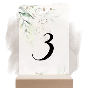 Plexi číslo stolu VALEN