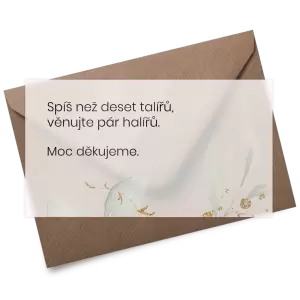 Plexi kartička dary VALEN