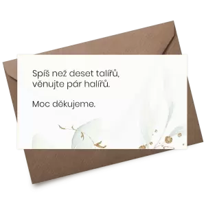 Plexi kartička dary VALEN