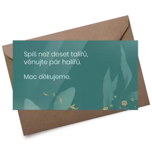 Plexi kartička dary VALEN