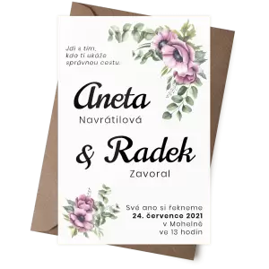 Plexi oznámení ROSALIE