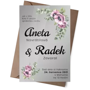 Plexi oznámení ROSALIE