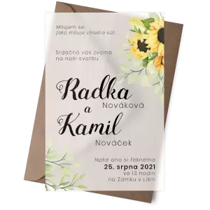 Plexi oznámení SOLLY